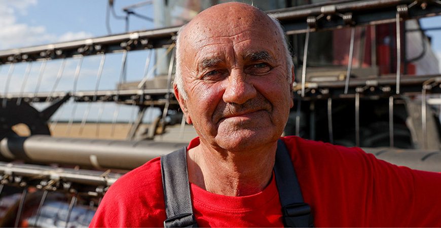 Комбайнёр-юбиляр - Новости сельского хозяйства РБ